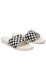 Vans Vn0a5hfer6r1 La Costa Slıde-on Terlik (CHECKERBOARD) BLACK/MARS